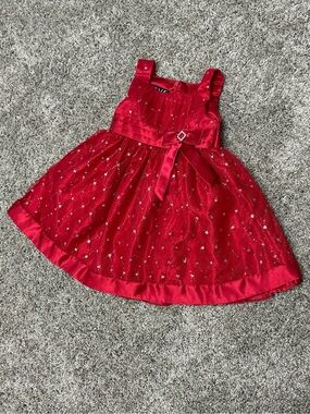 Girls Red Sparkle Party Dress size 2t